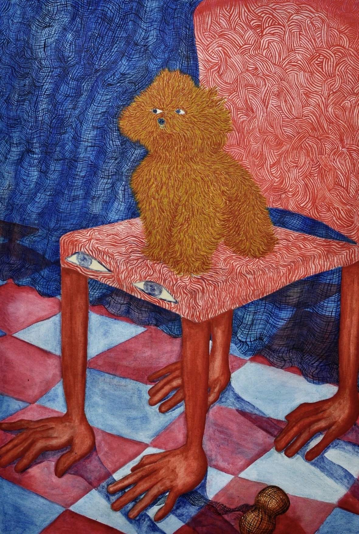 Nell_Brookfield_Dog__Chair-ItsNiceThat-Painti.width-1440_LO4MEzjZKaKkI8Ao