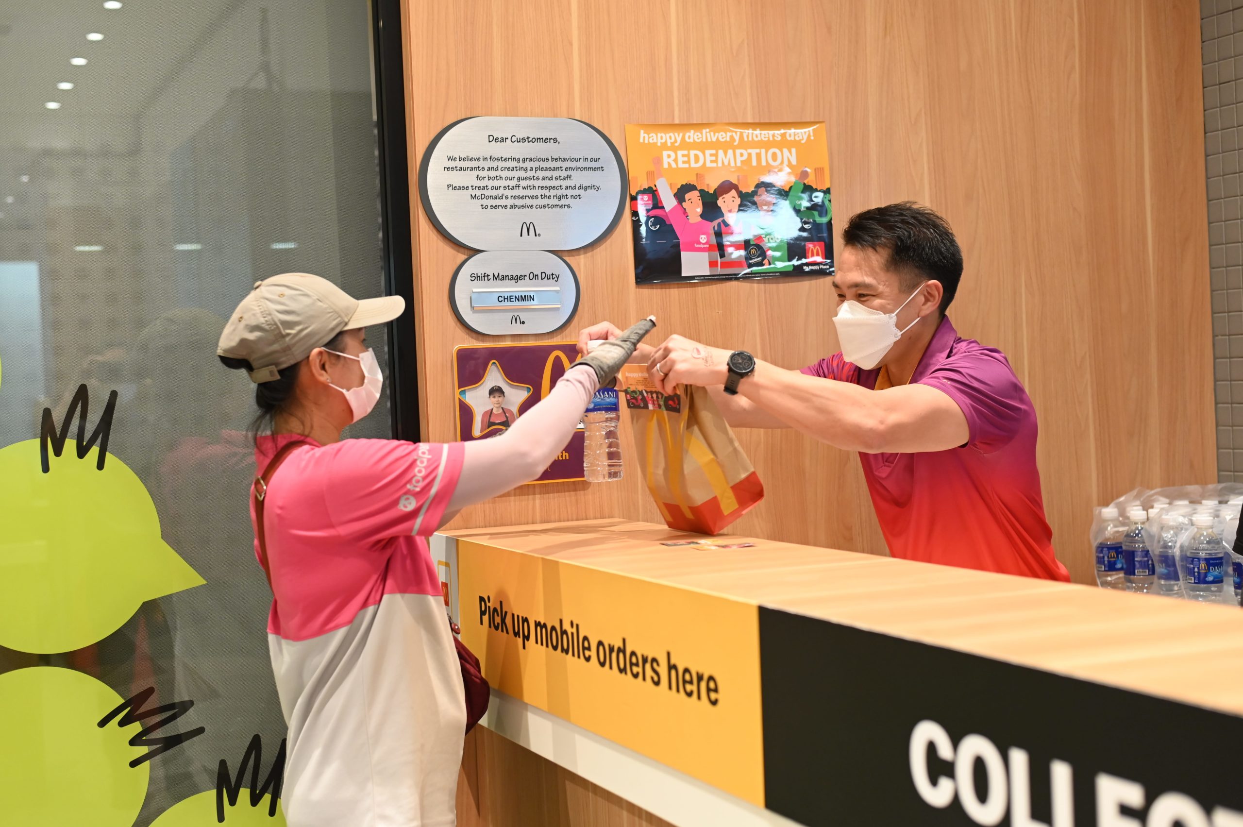 McDonald’s dando uma força para os entregadores