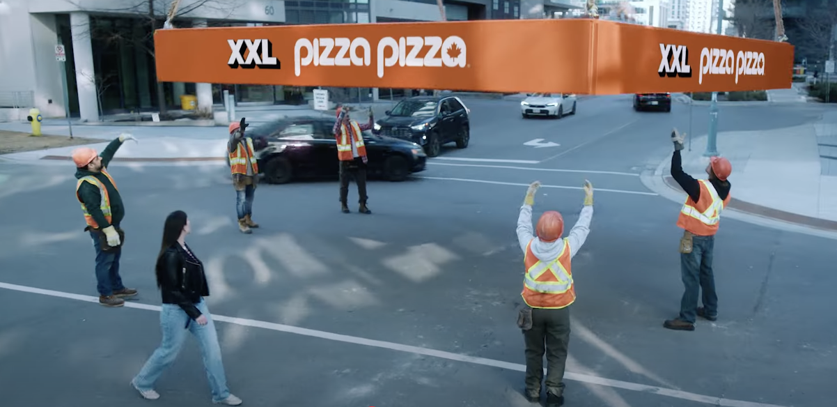 A pizza de 2 toneladas no Canadá