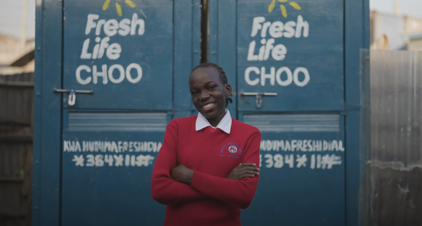 Ajudando o saneamento básico no Quênia