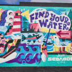 Os murais para conexão com a água no Canadá