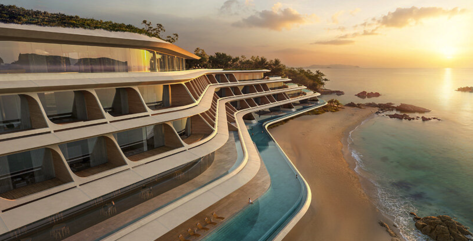 Zaha Hadid e novo hotel costeiro em Okinawa