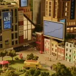 Destaques da semana. UM DIORAMA EM MINIATURA PARA UMA FINANCEIRA NA REINO UNIDO