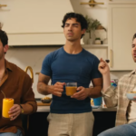 Jonas Brothers e um leite de amêndoas nos EUA