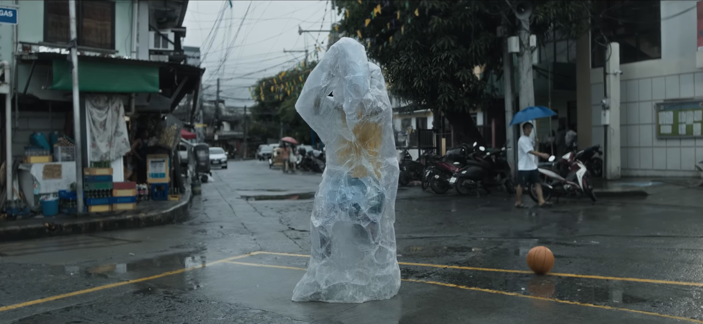 O homem de gelo nas Filipinas