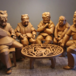 As esculturas de papelão e a tradição familiar da China