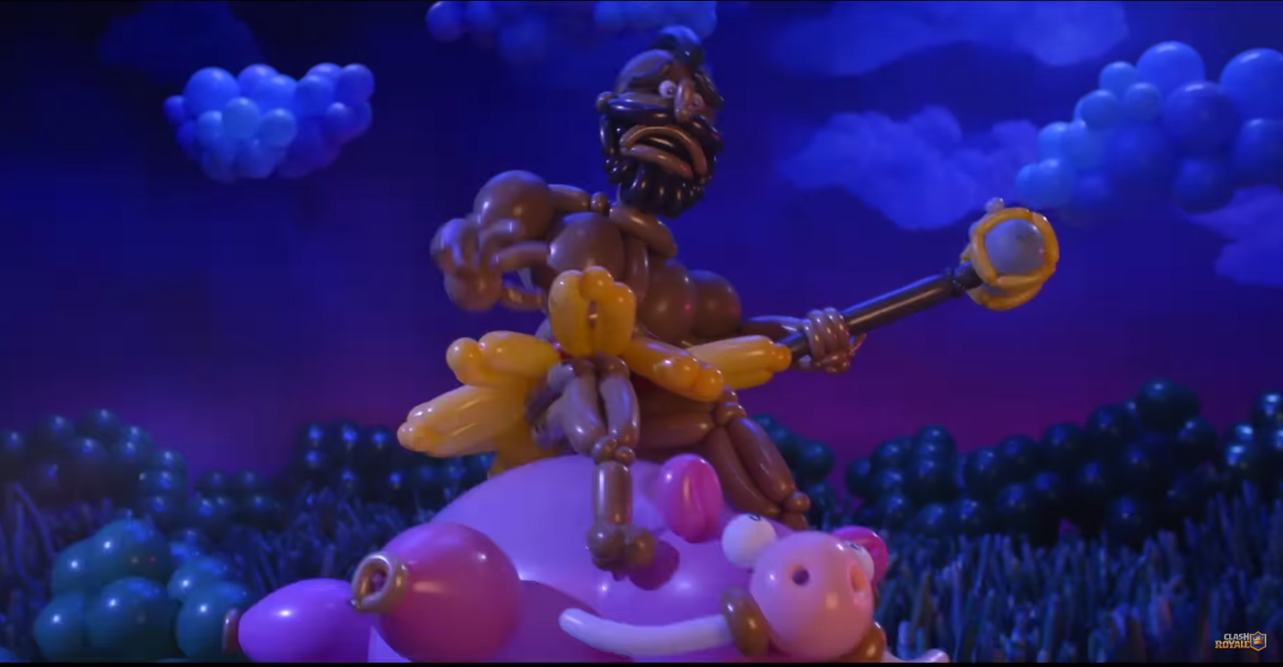 Os milhares de balões do Clash Royale na Suécia