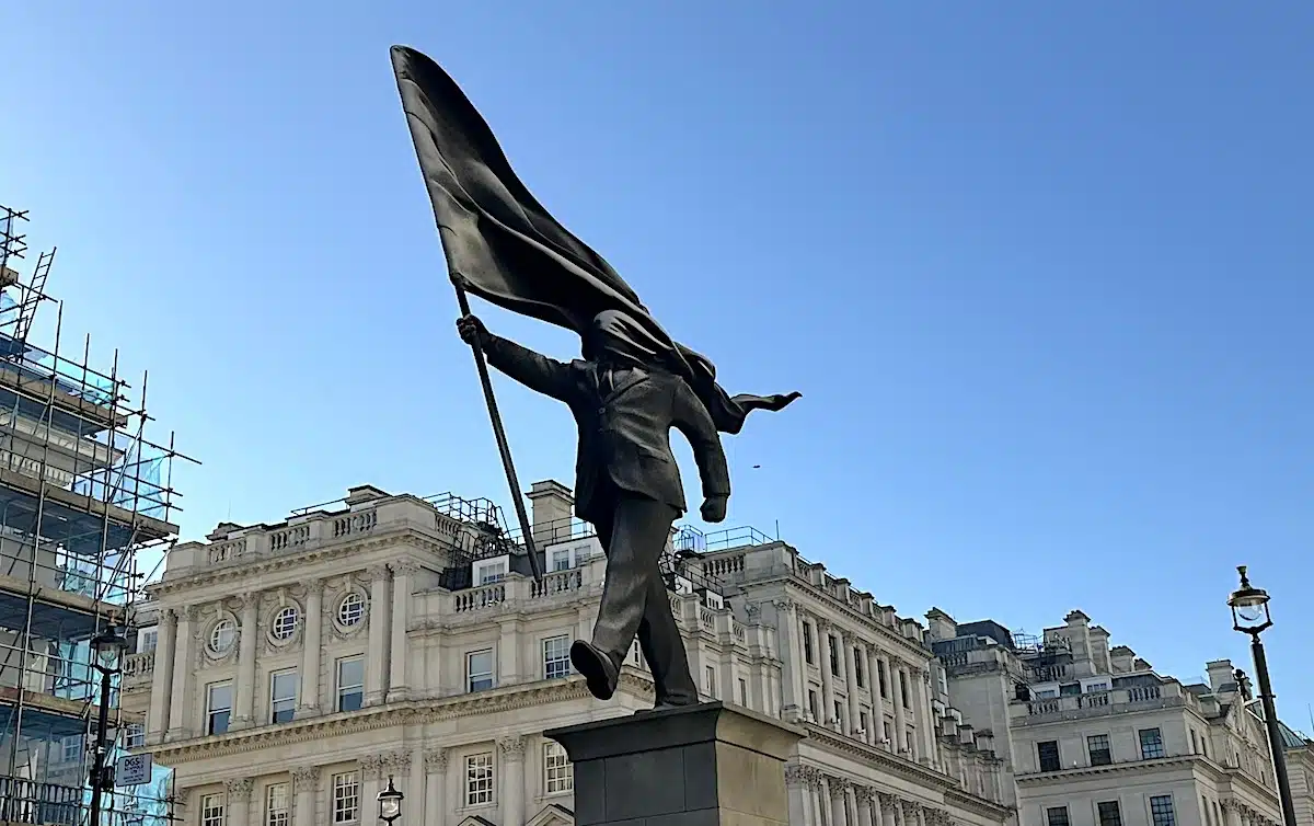 A nova obra de Banksy em Londres