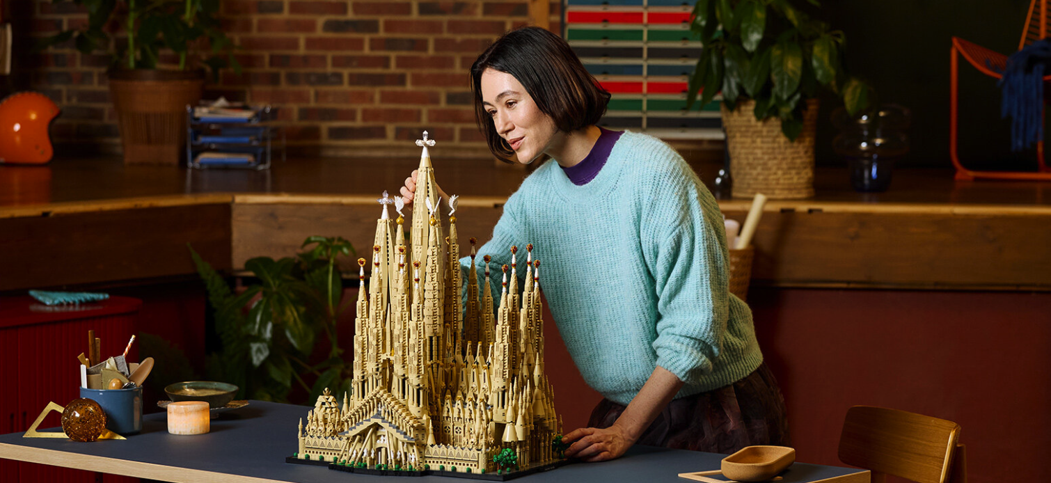 A Sagrada Família de Barcelona em Lego