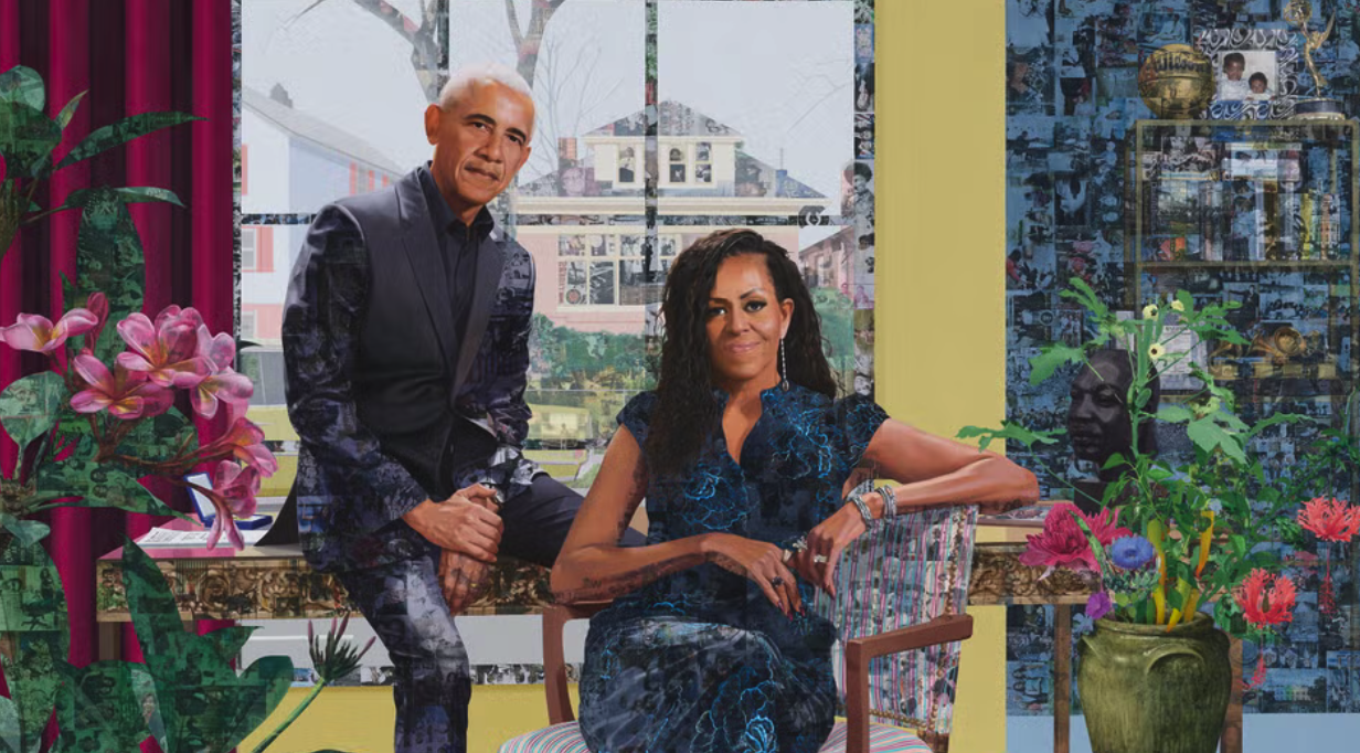 Akunyili Crosby e o primeiro retrato oficial de Barack e Michelle Obama em Chicago