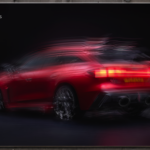 Um carro que vibra no foto no Reino Unido