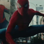Homem-Aranha e a BMW em Nova York