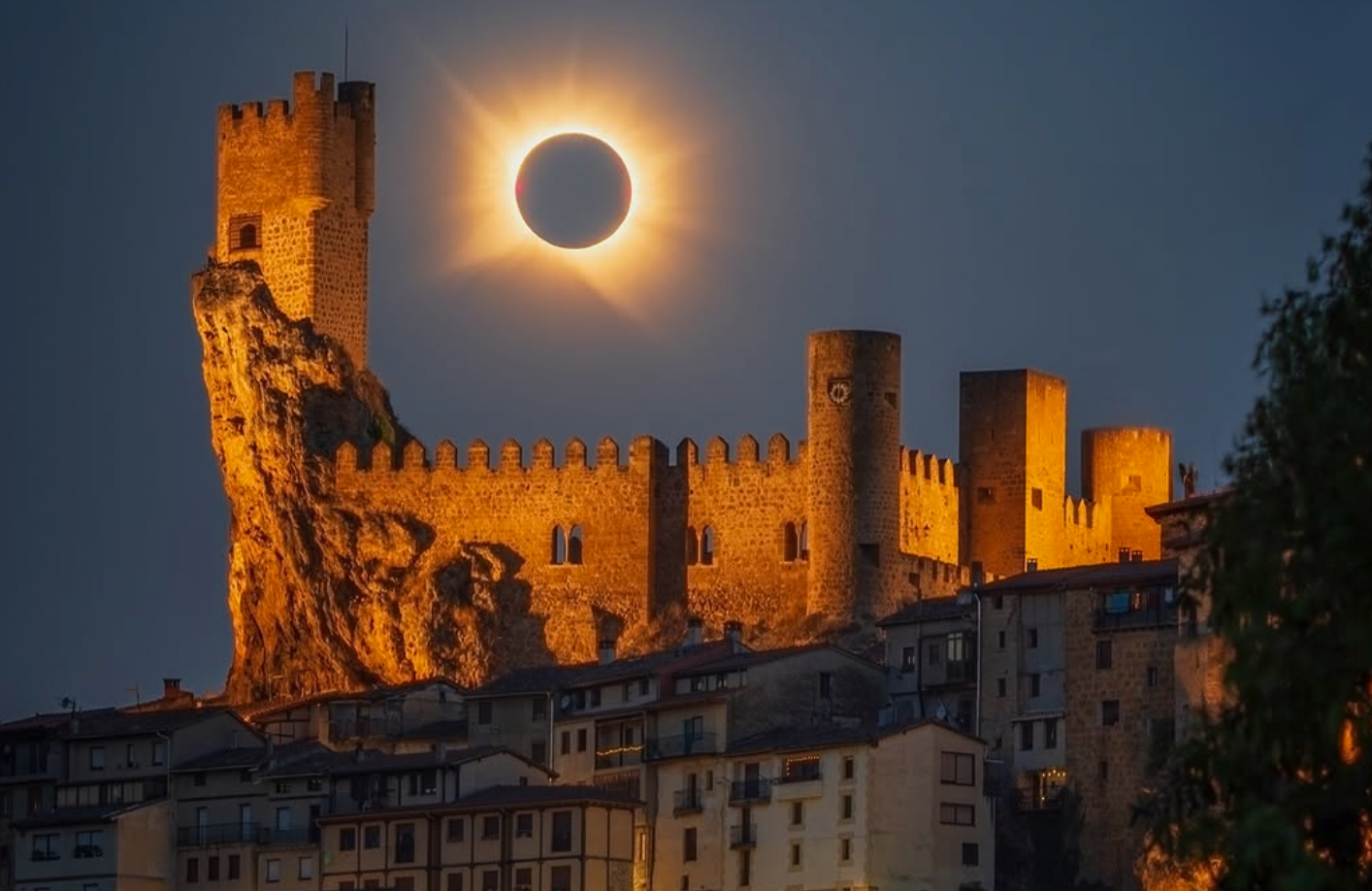 As fotos do primeiro eclipse solar total em décadas na Europa