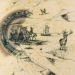 O trabalho com fragmentos de porcelana de Rob Strati em Nova York
