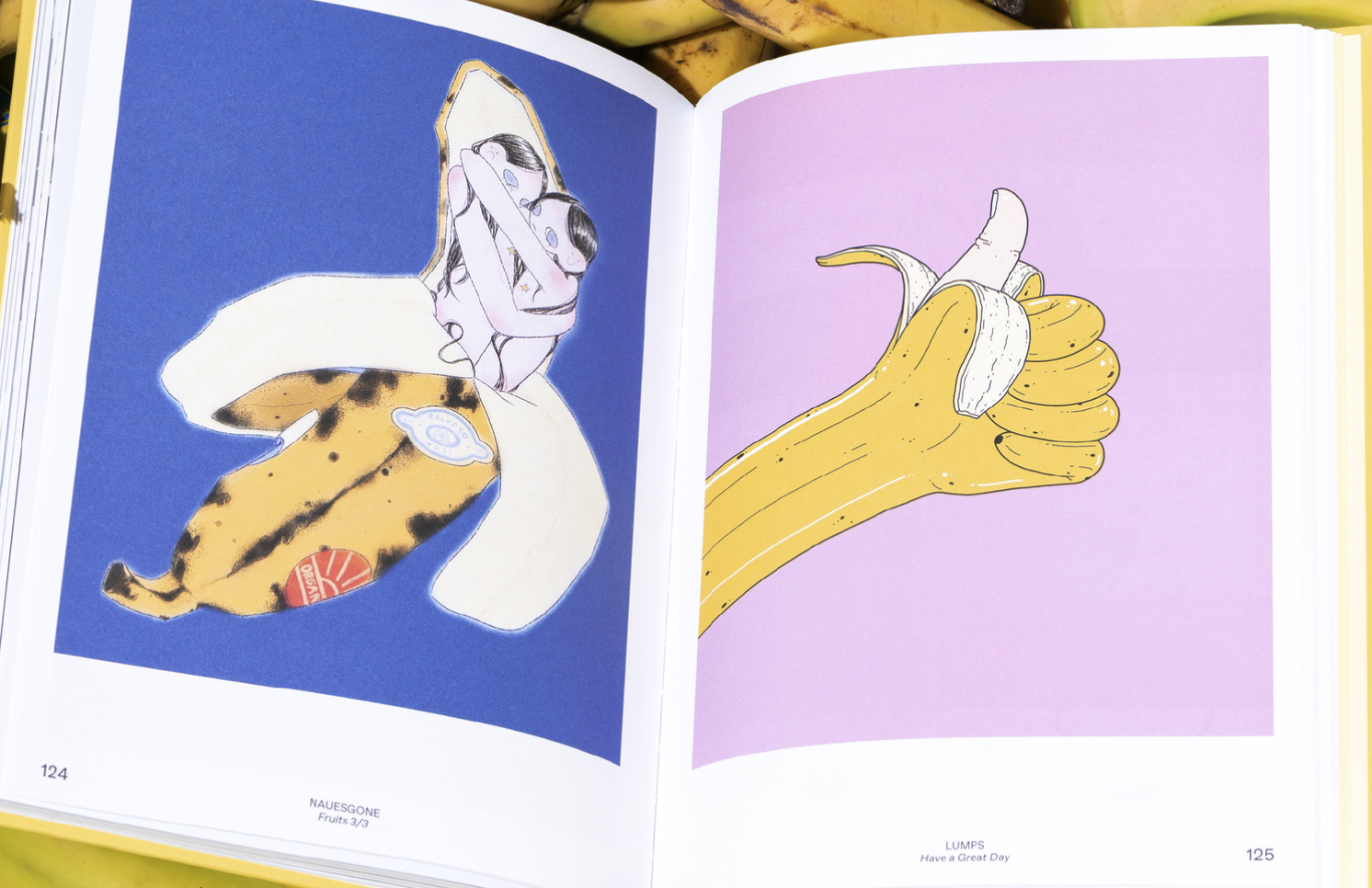 100 artistas celebrando a banana na Suécia