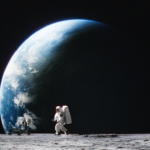 Uma astronauta expandindo os limites na França